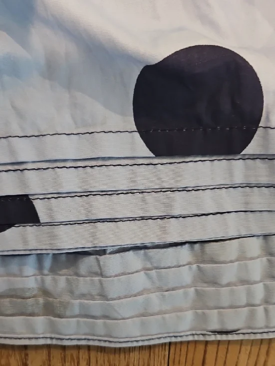 BUCKETLIST Light Blue Blouse with Navy Polka Dots - Picture 4 of 5